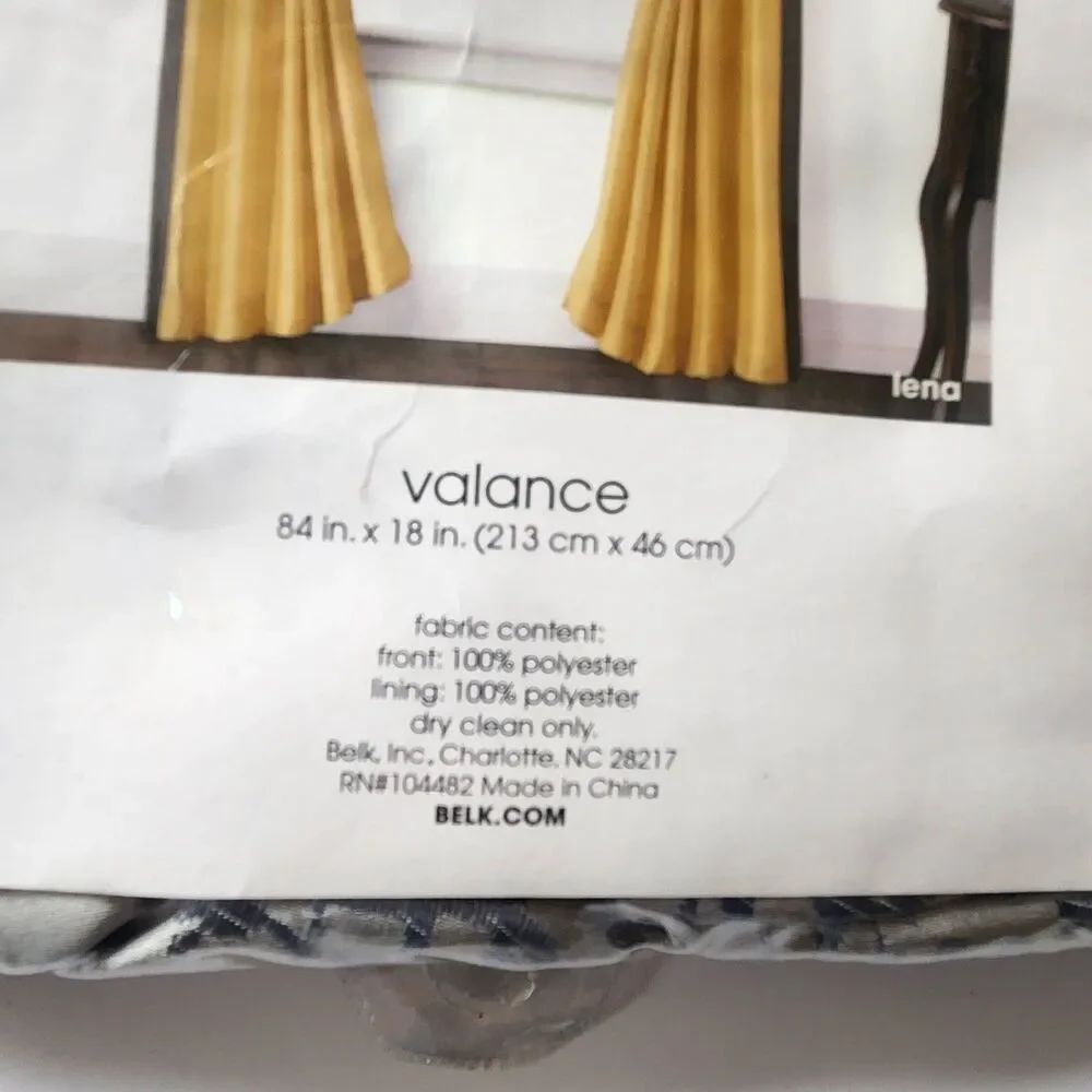 Polyester Lined Valance 84